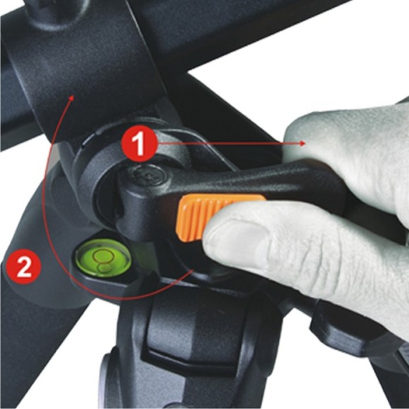 Trípode con columna reversible y rótula de bola Vanguard Alta Pro 263AB 100