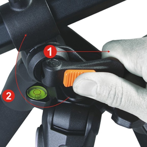 Trípode de aleación de aluminio con rótula PH-32 Vanguard Alta Pro 263AP