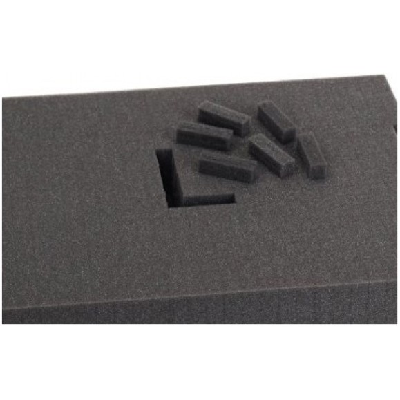 Espuma troquelada Geoptik para maleta hermética pequeña