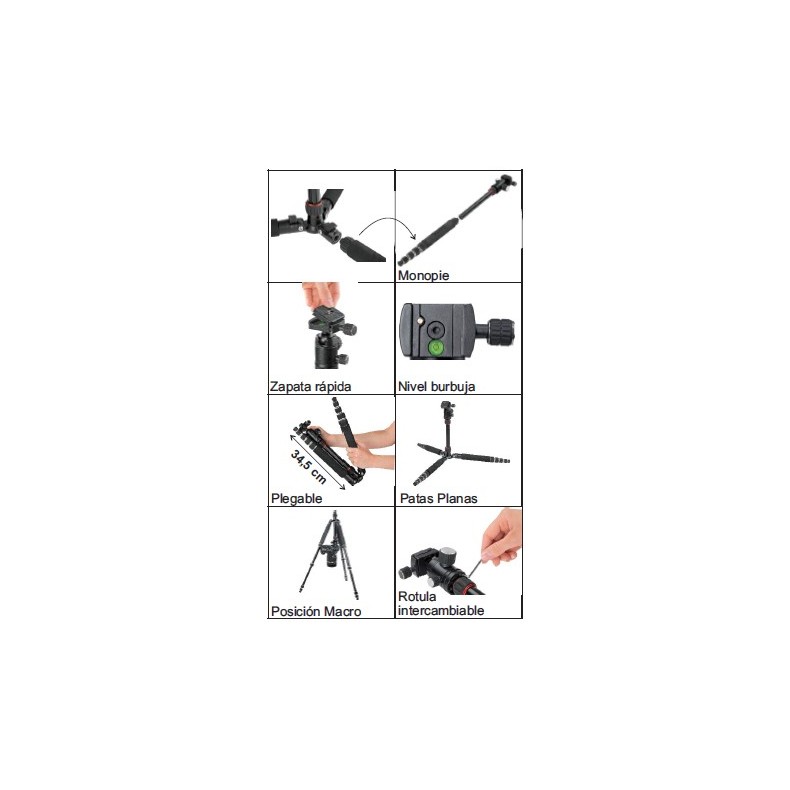 Trípode HAMA Traveller Premium Duo 146 Trípode HAMA Traveller Premium Duo 146