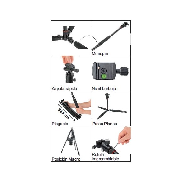 Trípode HAMA Traveller Premium Duo 146
