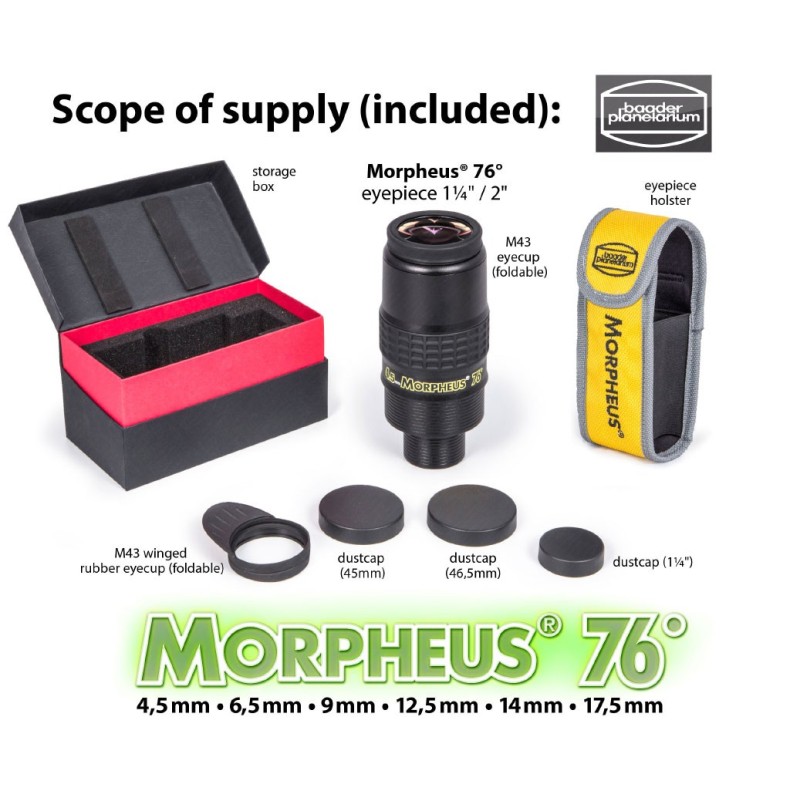 Set de Oculares Baader Morpheus 76º Set de Oculares Baader Morpheus 76º