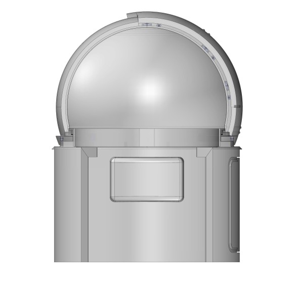 Cúpula ScopeDome automatizada de 2m sin cilindro