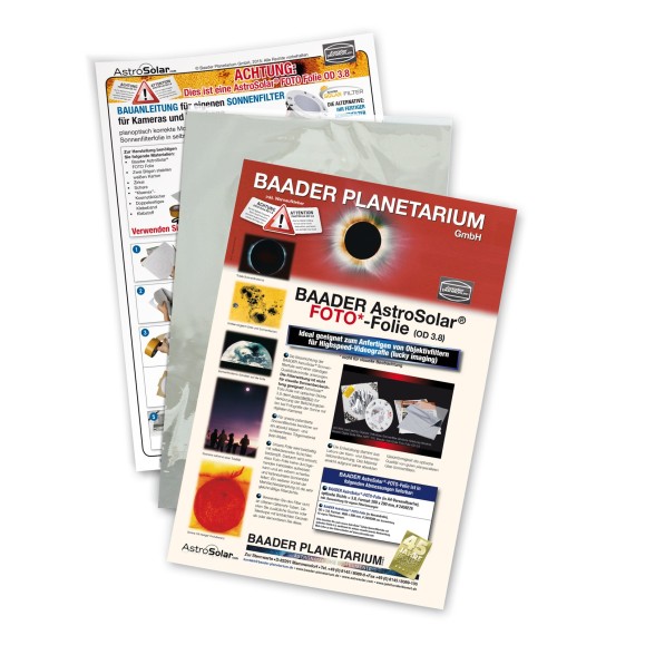 Lámina filtro Astrosolar Baader FOTO 20x30cm