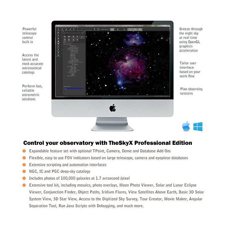 Programa The SkyX Professional...