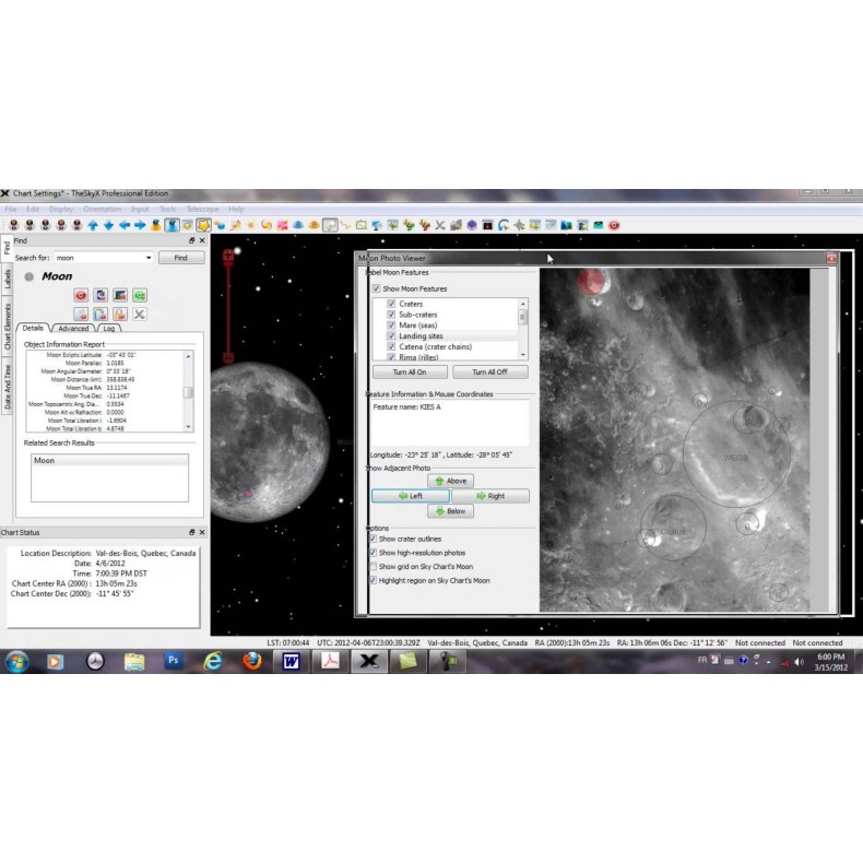 Programa The SkyX Professional...