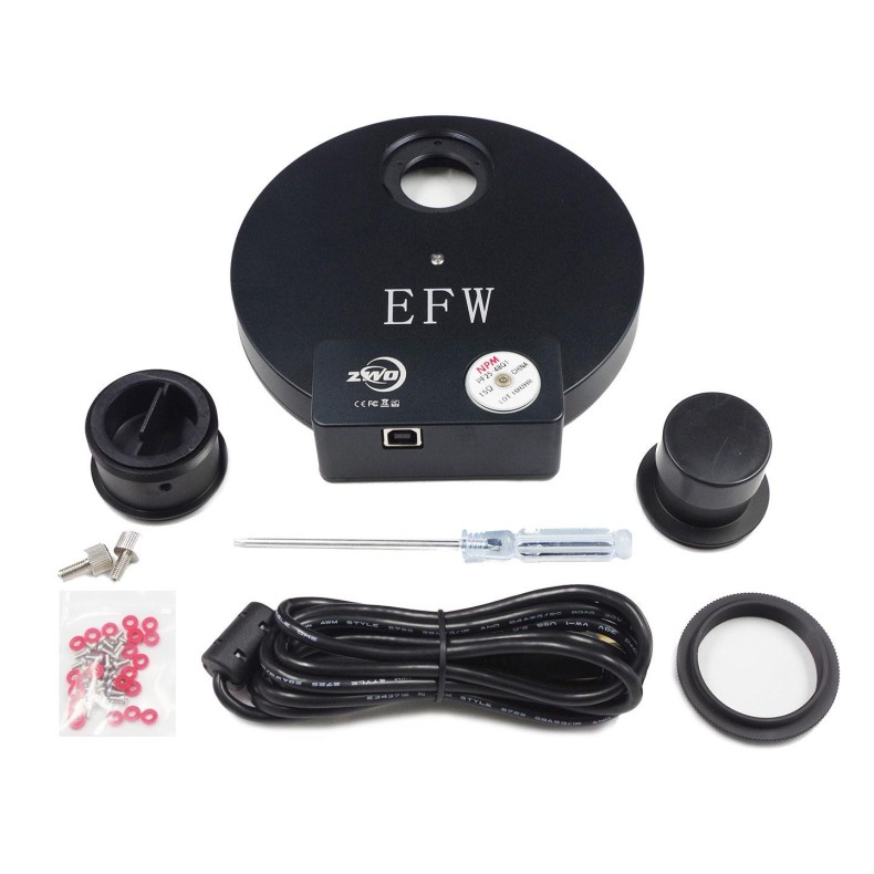 Rueda porta filtros ZWO EFW 7x36mm... Rueda porta filtros ZWO EFW 7x36mm...