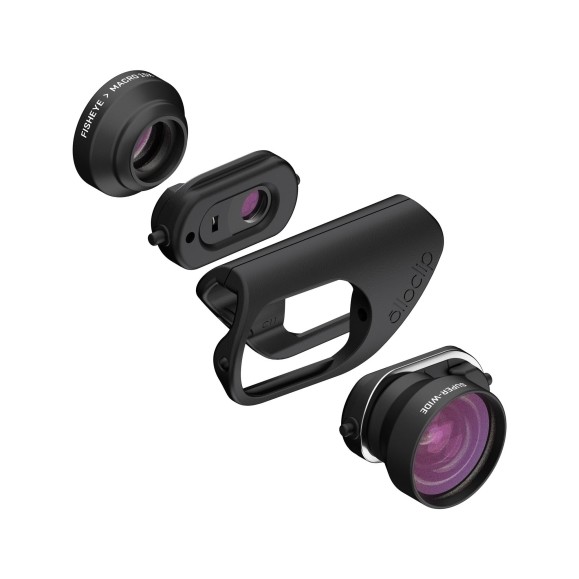 Kit de lentes Olloclip Core para iPhone 7 y 7 Plus negro