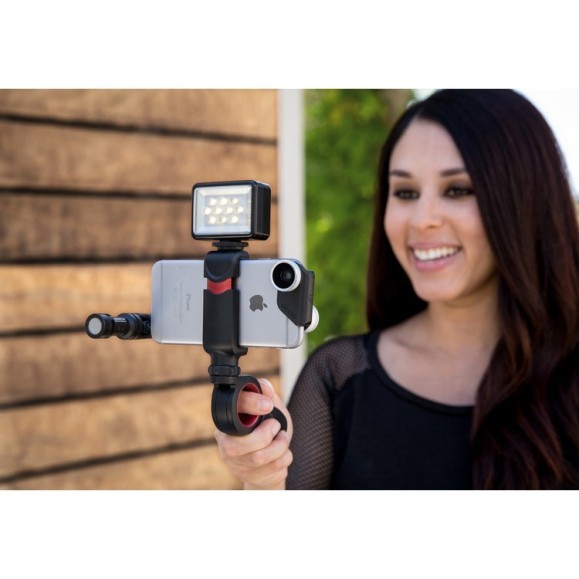 Olloclip Pivot negro y rojo