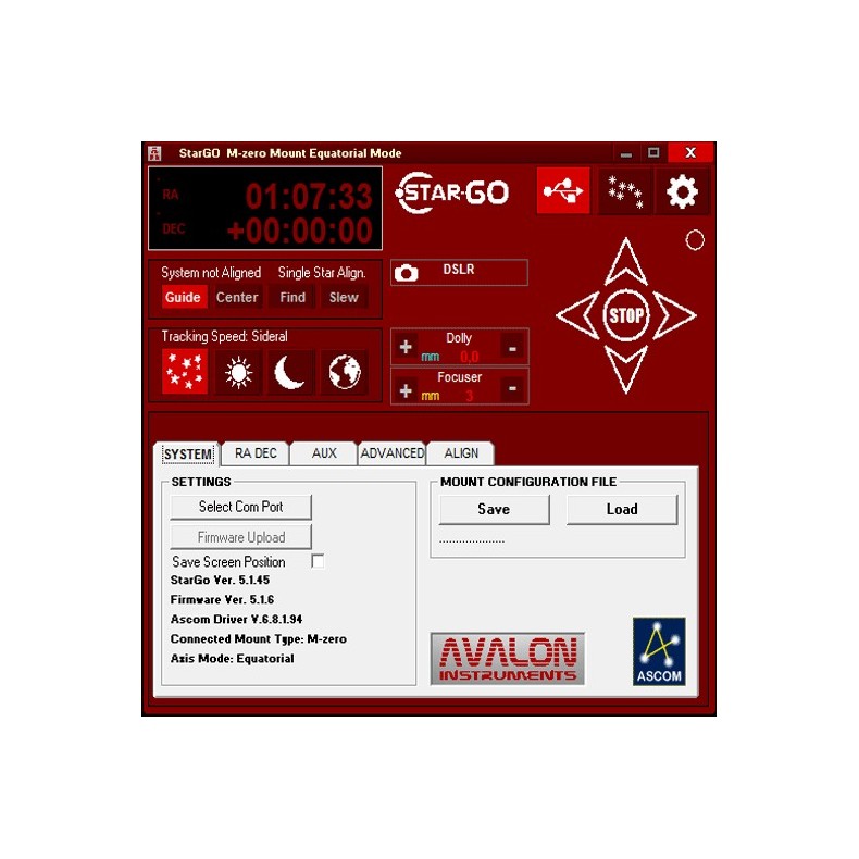 Sistema de control de telescopios... Sistema de control de telescopios...