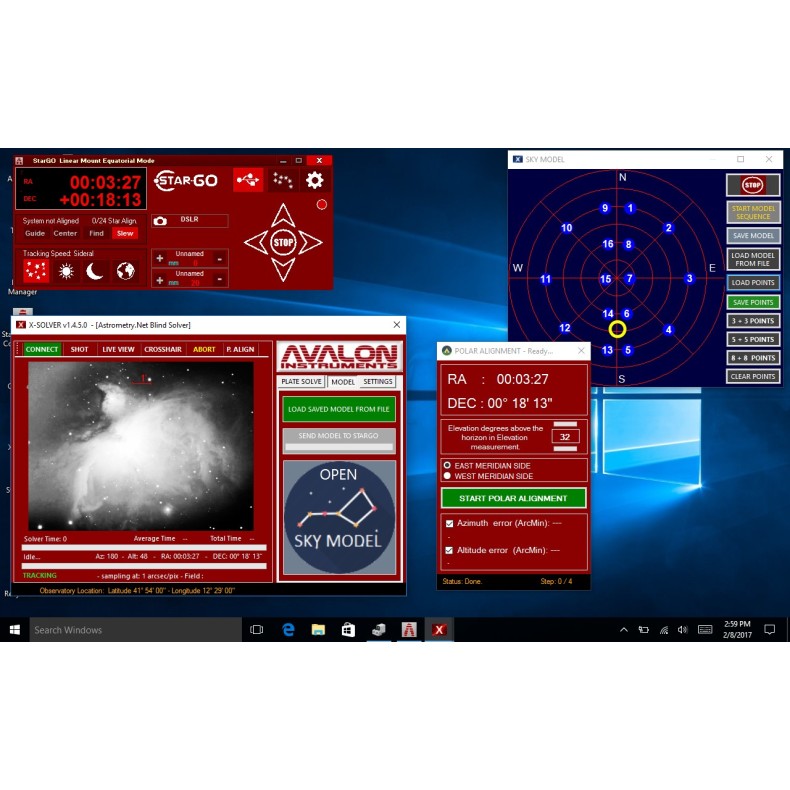 Sistema de control de telescopios... Sistema de control de telescopios...