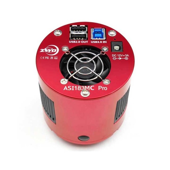 Cámara CMOS ZWO ASI 183MC Pro Color refrigerada