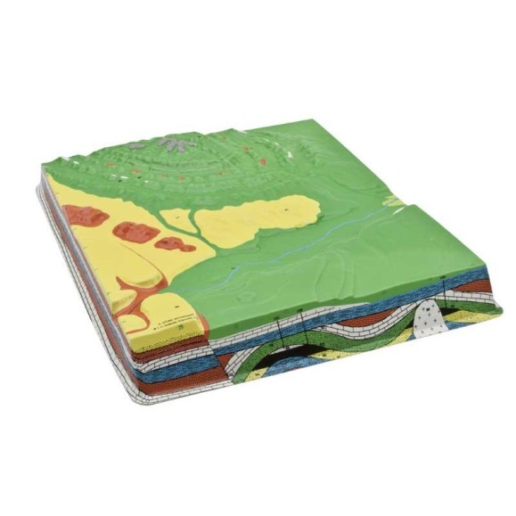 Conjunto de 4 maquetas geológicas 2 OPTIKA SCIENCE