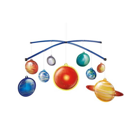 Glow Solar System Mobile Making Kit 4M
