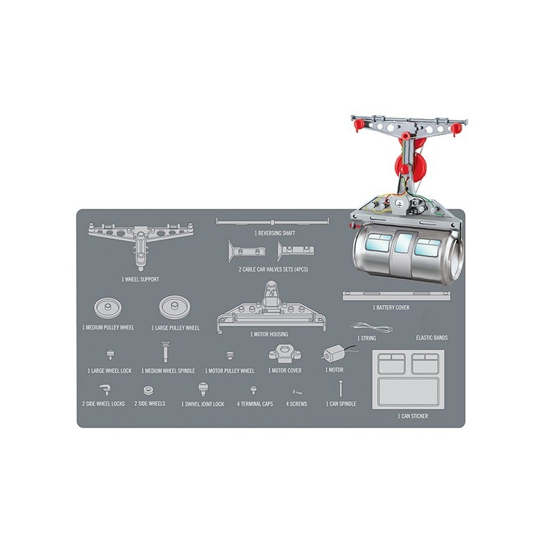 Tin Can Cable Car 4M Tin Can Cable Car 4M