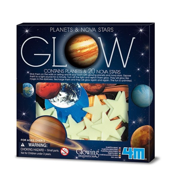 Glow Planets & Nova Stars 100pcs 4M