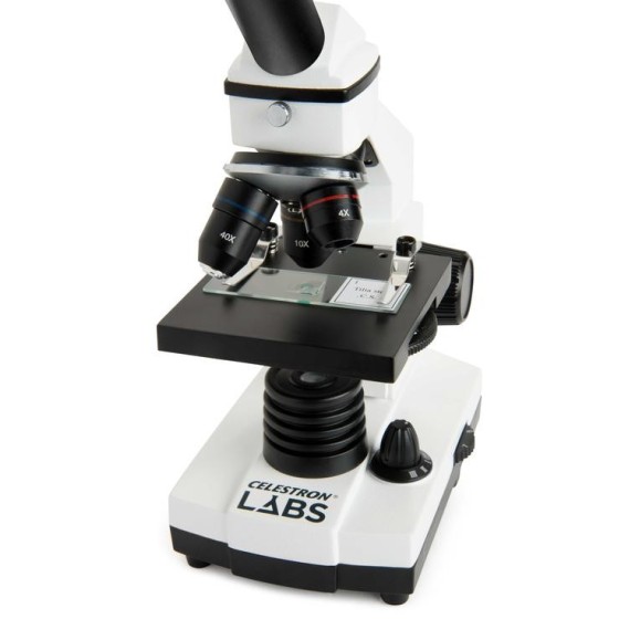 Microscopio biológico monocular Celestron Labs CM800