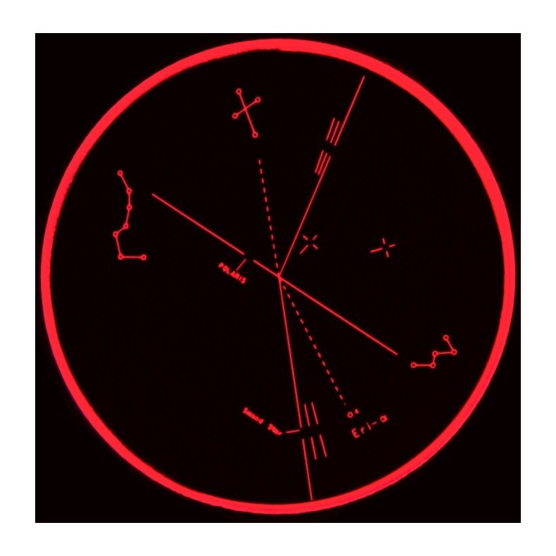 Buscador de la polar Bresser para EXOS-1