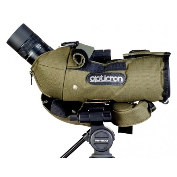 Funda de transporte Opticron para MM4 50 ED inclinado de color verde