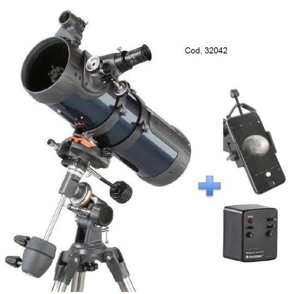 Telescopio Celestron AstroMaster 114 EQ-MD Smartphone
