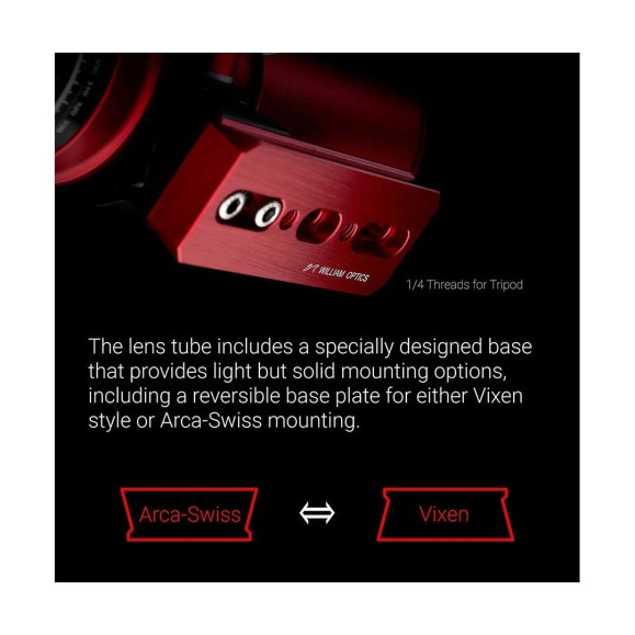 Telescopio William Optics RedCat 51 Flatfield APO 51/250 mm