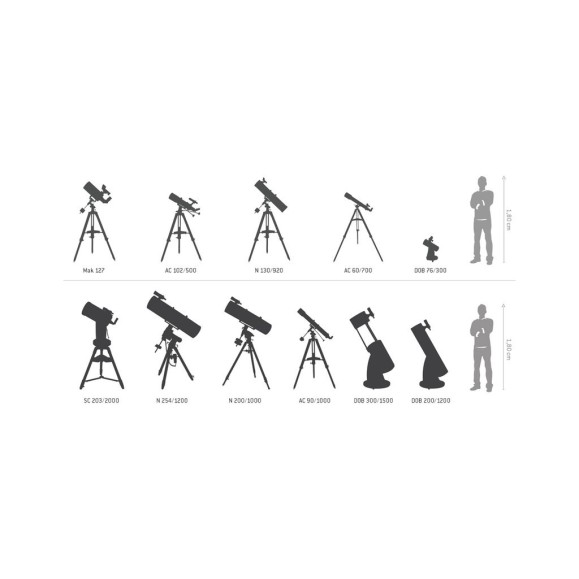 Telescopio refractor SkyWatcher 90/900