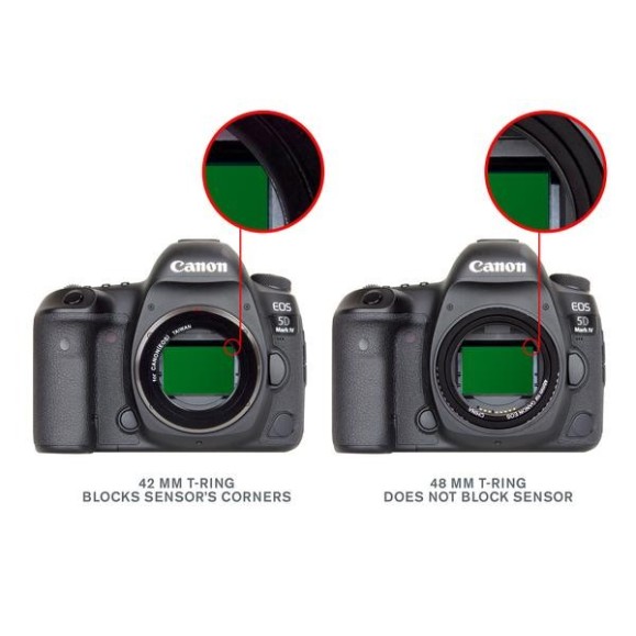 Adaptador T de 48mm Celestron para Edge HD 9.25, 11" y 14"