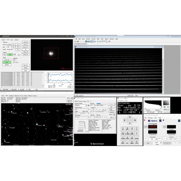 SpecTrack, software de autoguiado para Espectroscopía