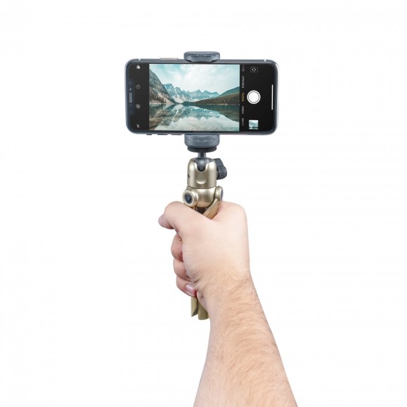 Mini-trípode Vanguard para cámara y móvil VESTA MINI TRIPOD CHAMPAGNE