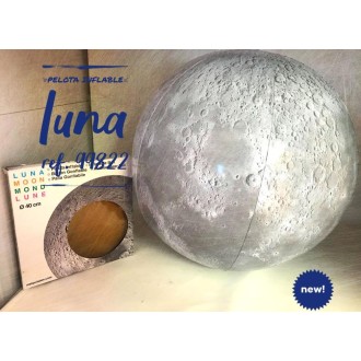 Pelota inflable Luna, 40cm...