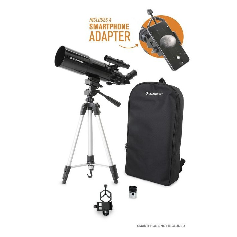 Comprar Telescopio Terrestre Celestron Travel Scope 80mm con adaptador  smartphone 22030 Online