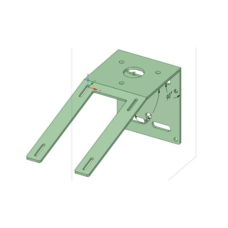 Soporte para AAG y anemómetro Lunático Soporte para AAG y anemómetro Lunático