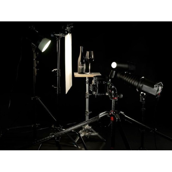 Trípode de Fibra de Carbono/Magnesio Manfrotto 055CXPRO3 de 3 Secciones