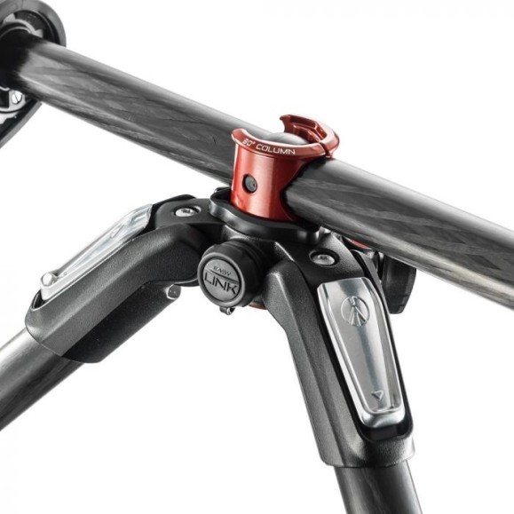 Trípode de Fibra de Carbono/Magnesio Manfrotto 055CXPRO3 de 3 Secciones