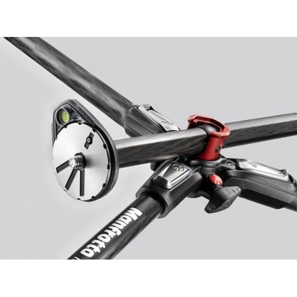 Trípode de Fibra de Carbono/Magnesio Manfrotto 190CXPRO4 de 4 Secciones