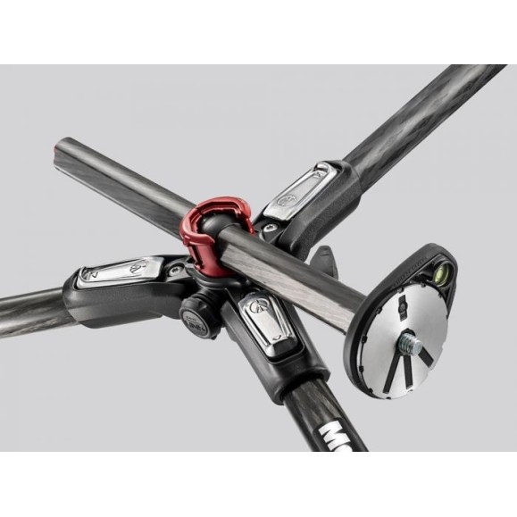 Trípode de Fibra de Carbono/Magnesio Manfrotto 190CXPRO4 de 4 Secciones