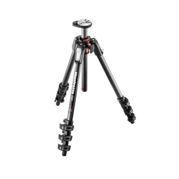 Trípode de Fibra de Carbono/Magnesio Manfrotto 190CXPRO4 de 4 Secciones