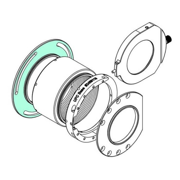 Adaptador Baader Planetarium M48 con cola de milano S70 a base UFC