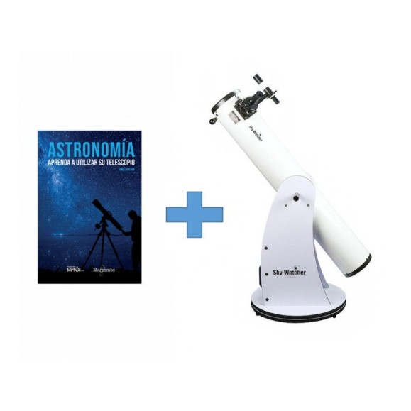 Telescopio SkyWatcher Dobson Tradicional 6  153/1200 con libro para aprender uso telescopio
