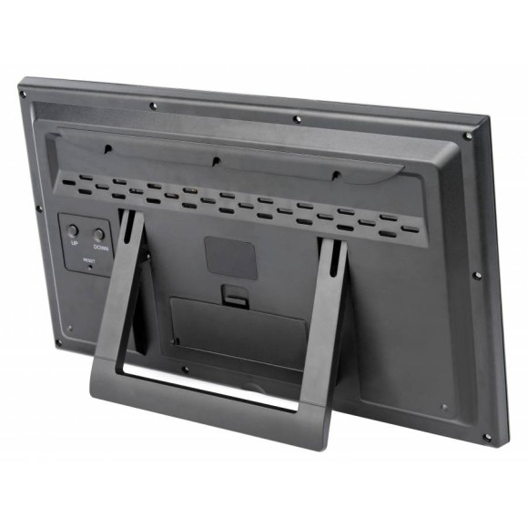 Reloj meteorológico de Pared BRESSER MyTime Jumbo LCD negro