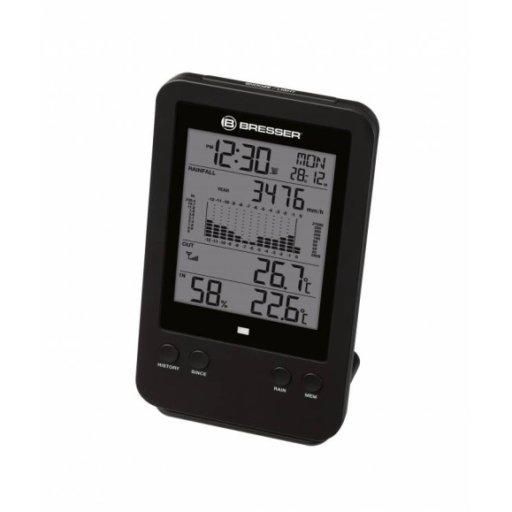Pluviómetro profesional BRESSER negro