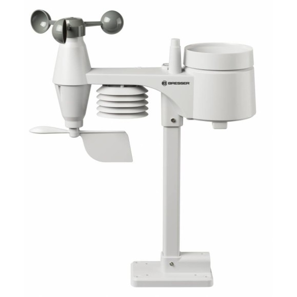 Centro meteorológico BRESSER Comfort 5-en-1 pantalla color negro