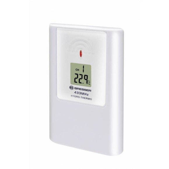 Reloj meteorológico BRESSER TemeoTrend JC LCD blanco