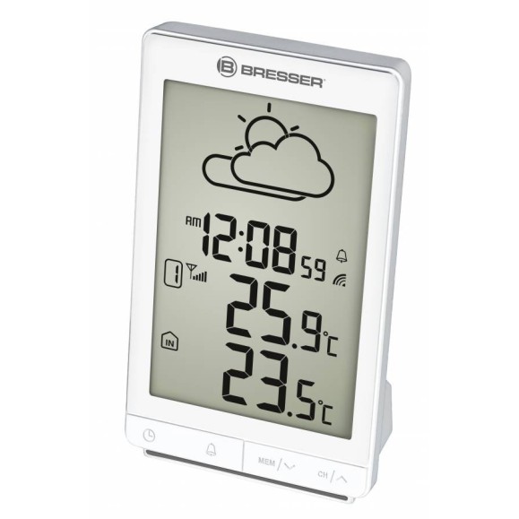 Estación meteorológica radio controlada BRESSER TemeoTrend STX blanco