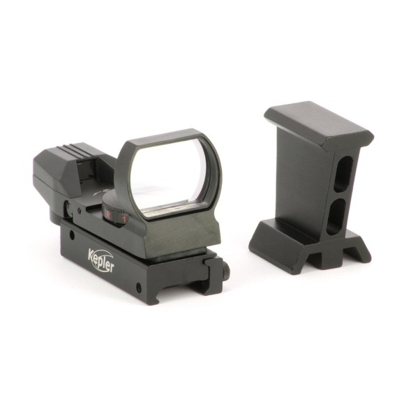 Buscador Kepler de puntero luminoso rojo / verde con soporte