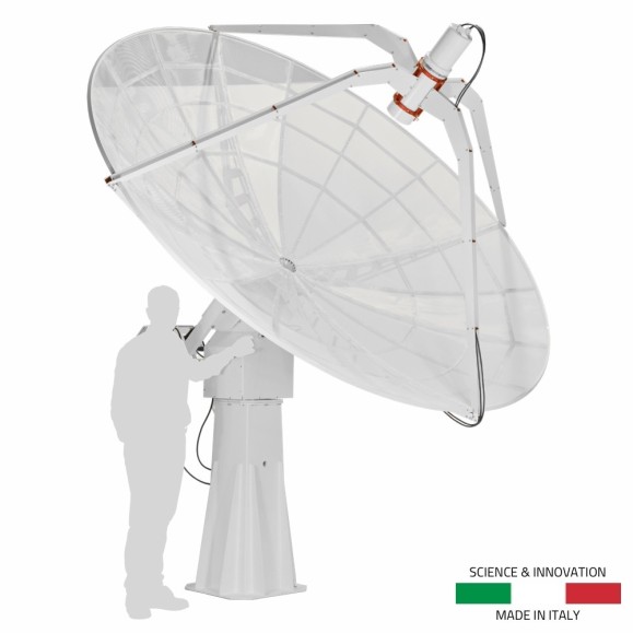 Radiotelescopio avanzado Primalucelab SPIDER 300A MarkII