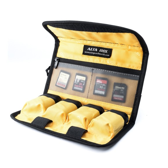 Funda  Vanguard Alta BCL para 4 baterías, memorias y 2 filtros