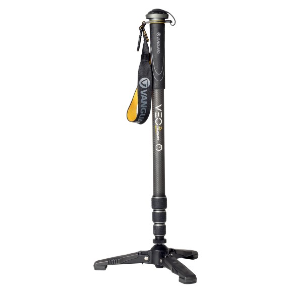 Monopie Vanguard Veo 2S CM-264TR de carbono con pie retráctil