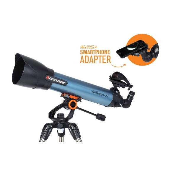 Telescopio refractor Celestron Inspire 90AZS