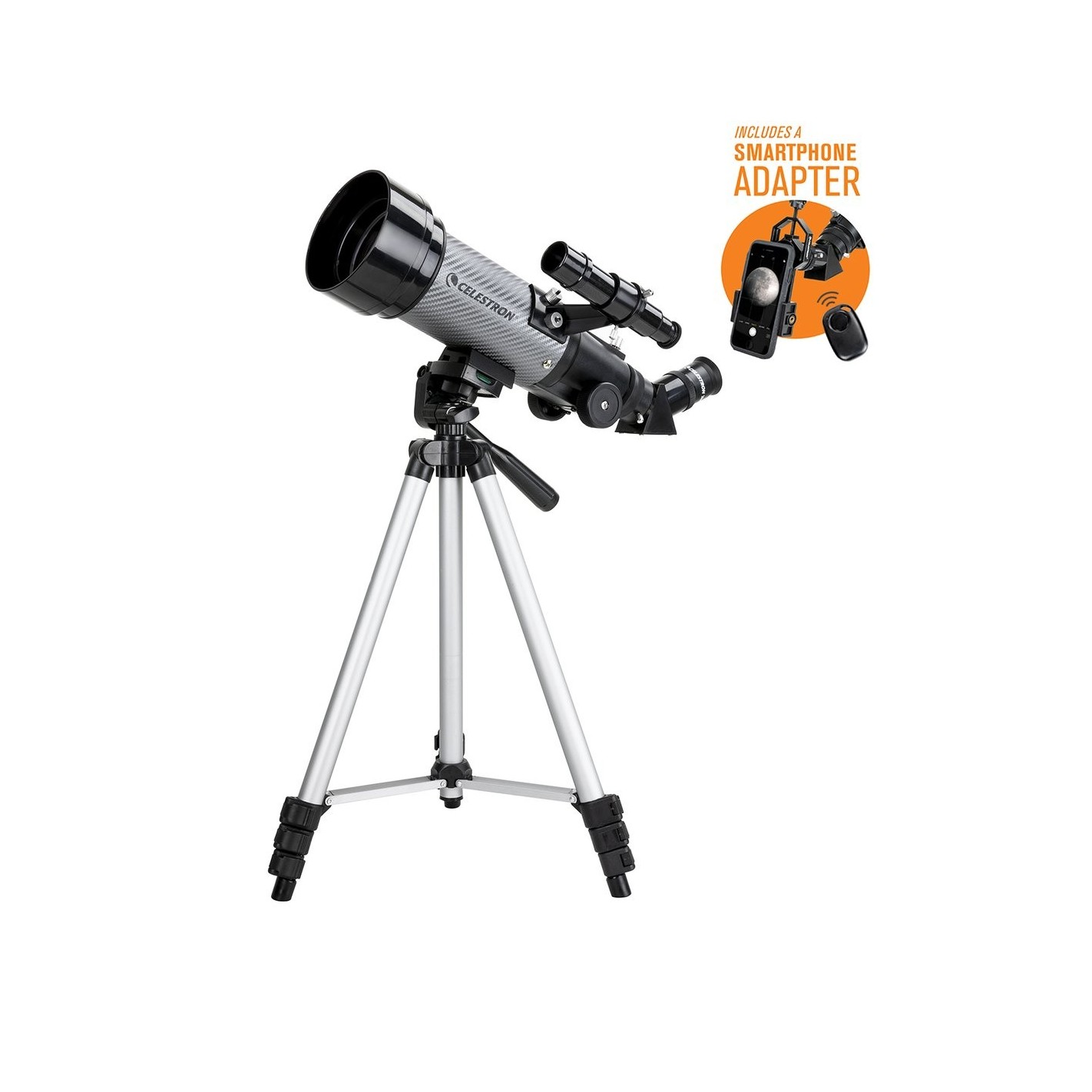 telescopio celestron travel scope 70 dx